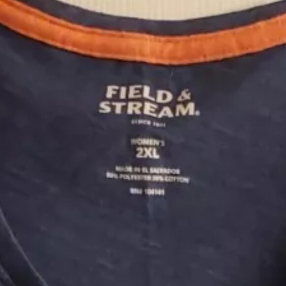 Women's Blue Every Day Gym Tank Top Shirt Plus Size Field and Stream New 2XL NWT - Picture 3 of 3